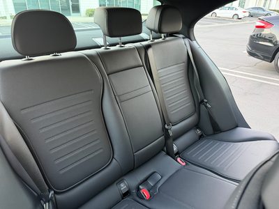 Mercedes-Benz C300 rear seating and headrests